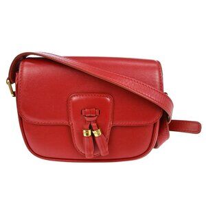 CELINE RED SHOULDER BAG